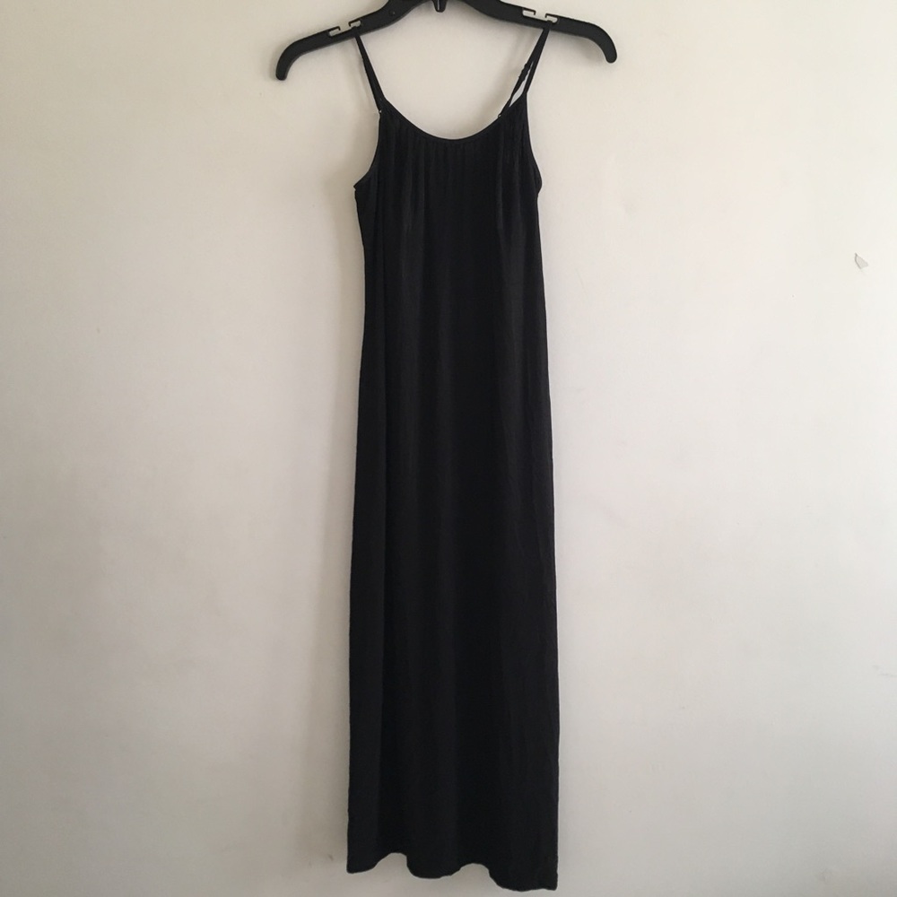 Black semi sheer Night Gown